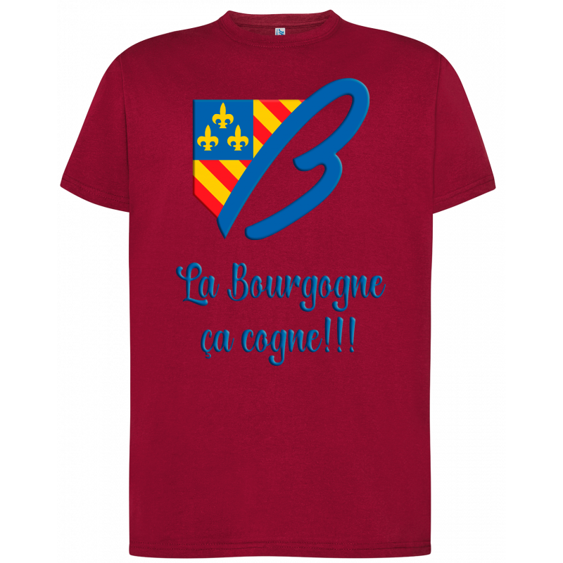 T-shirt premium - La Bourgogne, ça cogne!!!