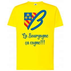 T-shirt premium - La Bourgogne, ça cogne!!!