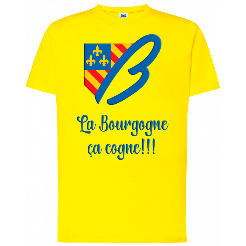 T-shirt premium - La Bourgogne, ça cogne!!!