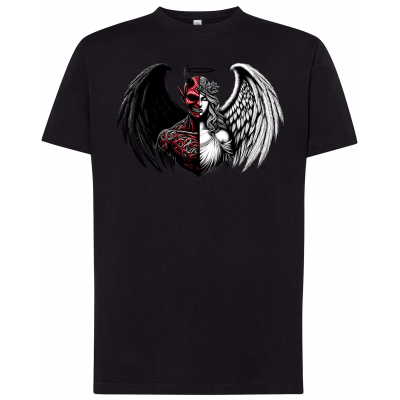 T-shirt premium - Mi-ange, mi-démon