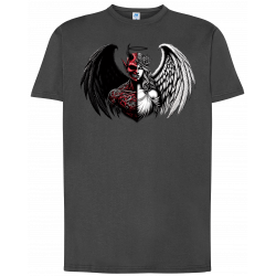 T-shirt premium - Mi-ange, mi-démon