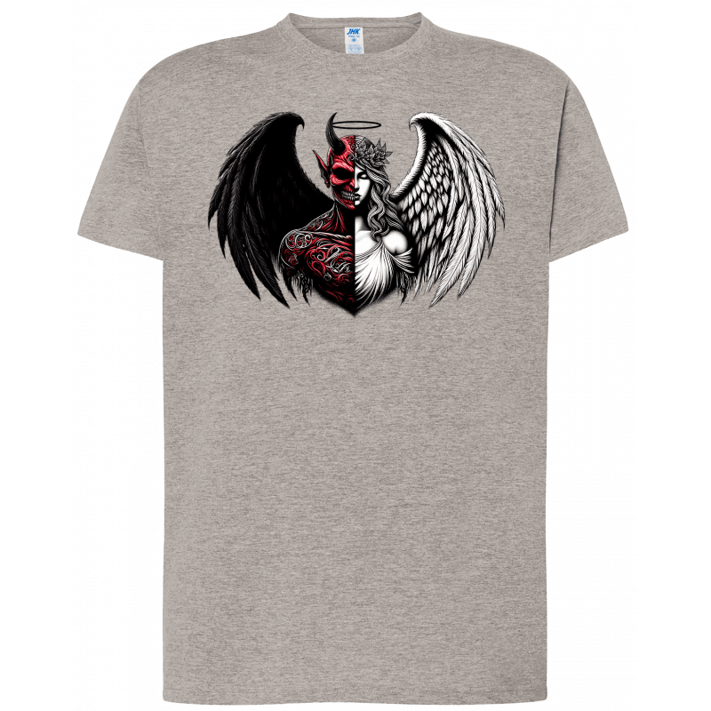 T-shirt premium - Mi-ange, mi-démon