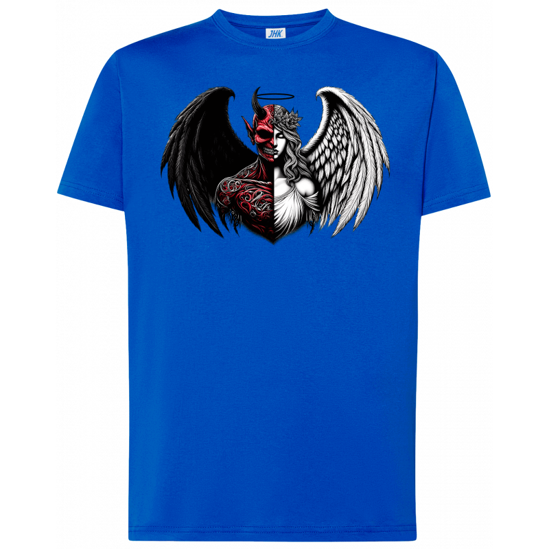 T-shirt premium - Mi-ange, mi-démon