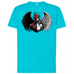 T-shirt premium - Mi-ange, mi-démon