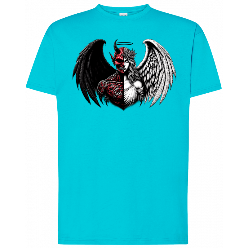 T-shirt premium - Mi-ange, mi-démon