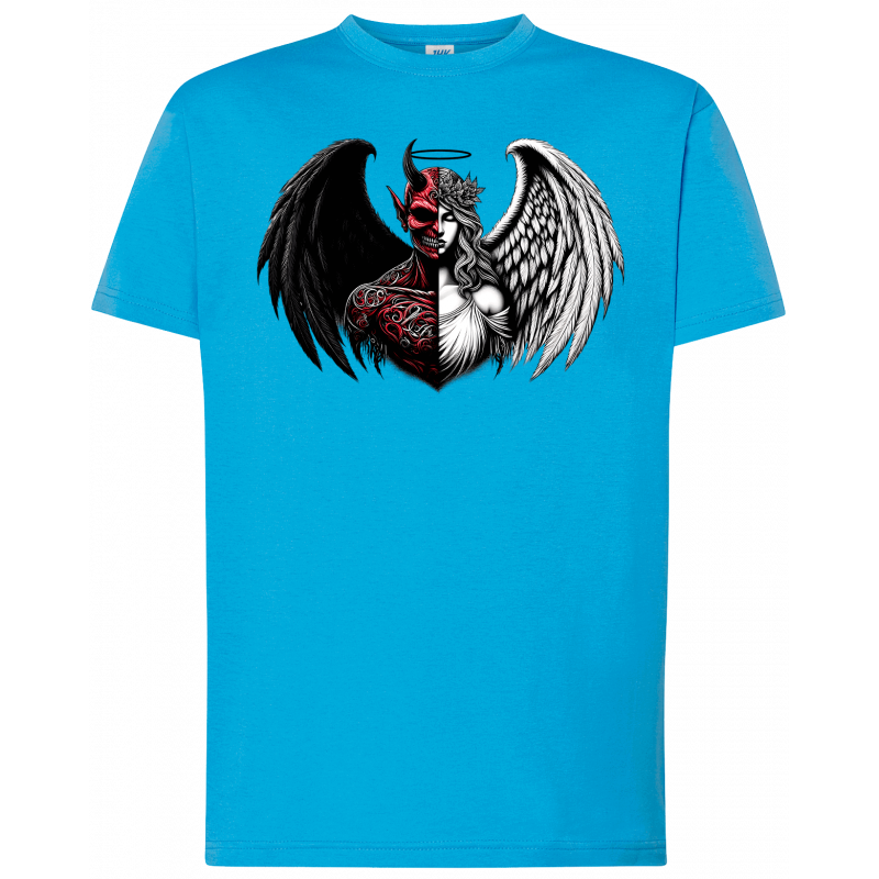 T-shirt premium - Mi-ange, mi-démon