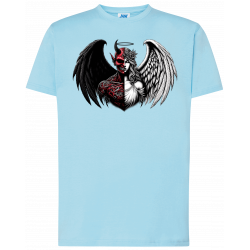 T-shirt premium - Mi-ange, mi-démon