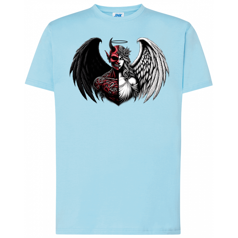 T-shirt premium - Mi-ange, mi-démon