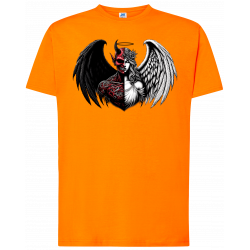 T-shirt premium - Mi-ange, mi-démon