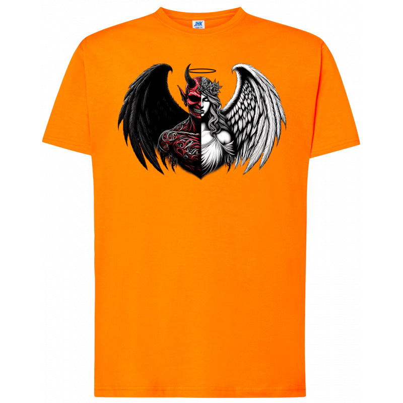 T-shirt premium - Mi-ange, mi-démon