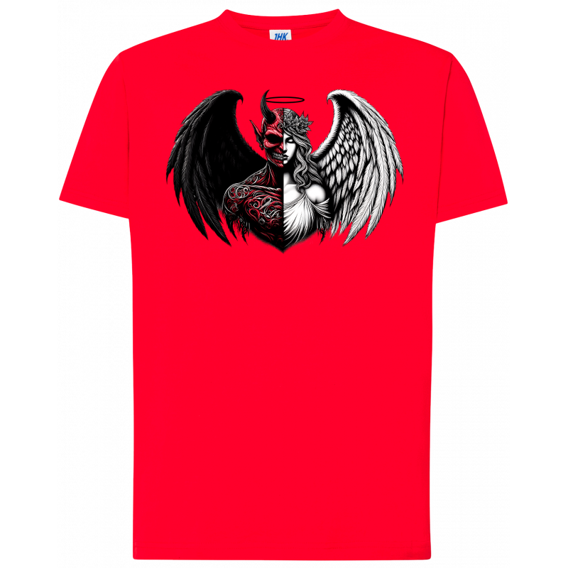 T-shirt premium - Mi-ange, mi-démon