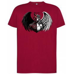 T-shirt premium - Mi-ange, mi-démon