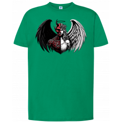 T-shirt premium - Mi-ange, mi-démon