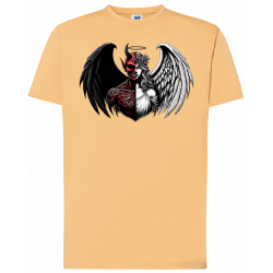 T-shirt premium - Mi-ange, mi-démon