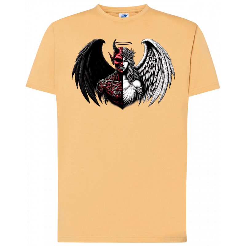 T-shirt premium - Mi-ange, mi-démon