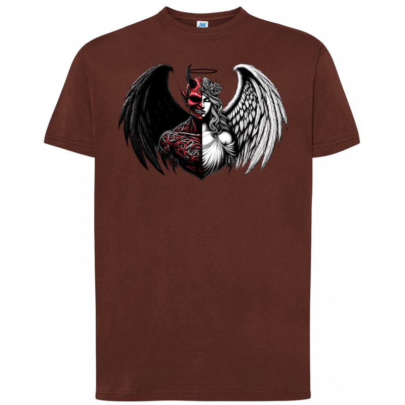 T-shirt premium - Mi-ange, mi-démon