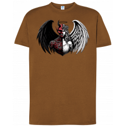 T-shirt premium - Mi-ange, mi-démon