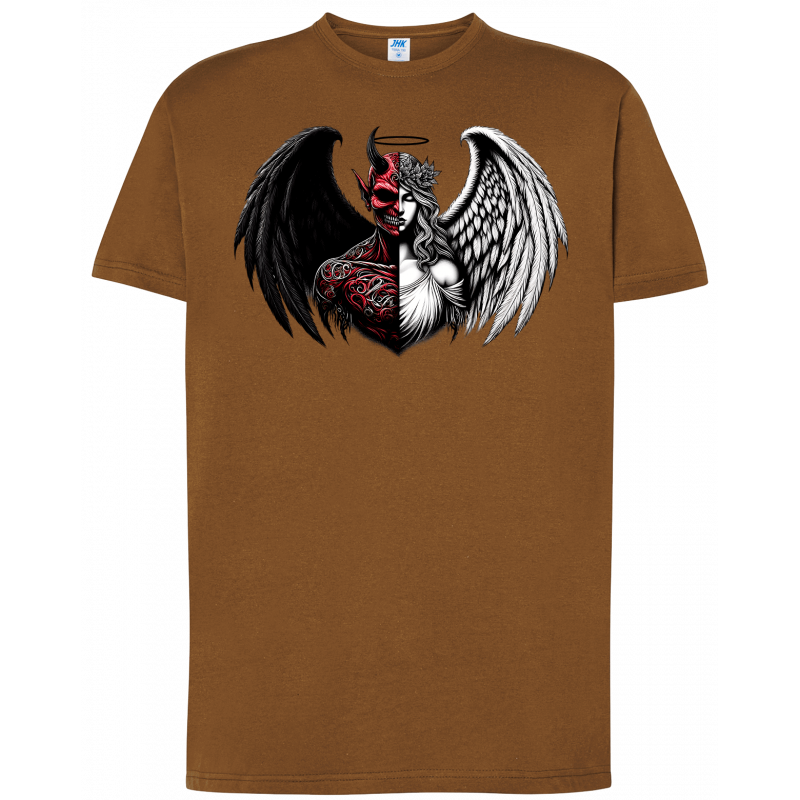 T-shirt premium - Mi-ange, mi-démon