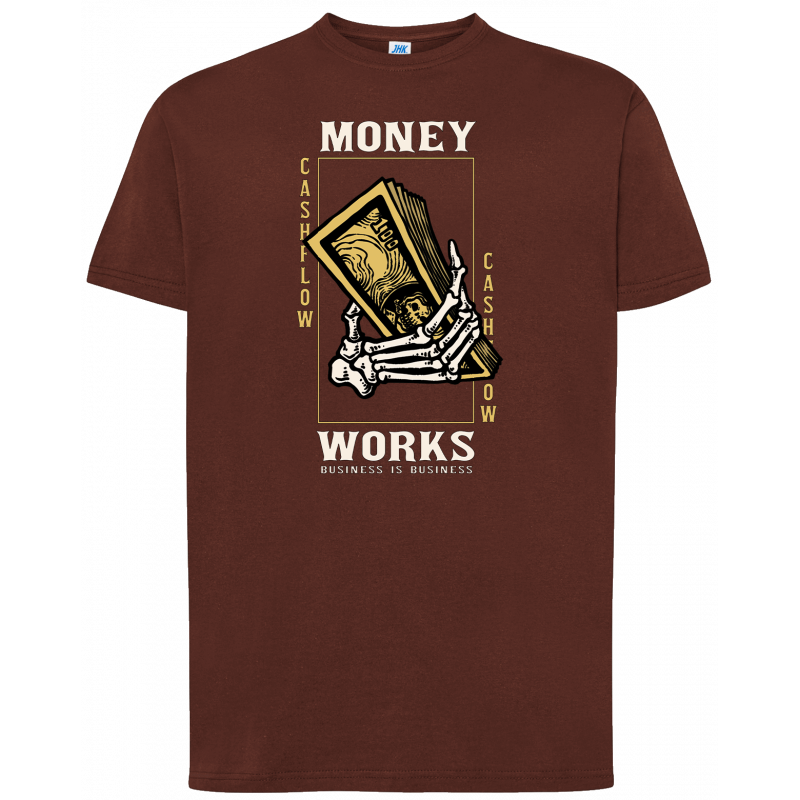 T-shirt premium - Money Works, Business is Business