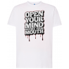 T-shirt premium - Ouvrez votre esprit avant votre bouche