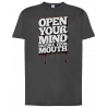 T-shirt premium - Ouvrez votre esprit avant votre bouche
