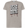 T-shirt premium - Ouvrez votre esprit avant votre bouche