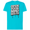 T-shirt premium - Ouvrez votre esprit avant votre bouche
