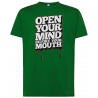 T-shirt premium - Ouvrez votre esprit avant votre bouche
