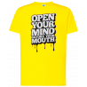 T-shirt premium - Ouvrez votre esprit avant votre bouche