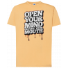T-shirt premium - Ouvrez votre esprit avant votre bouche