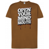 T-shirt premium - Ouvrez votre esprit avant votre bouche