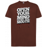 T-shirt premium - Ouvrez votre esprit avant votre bouche