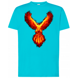 T-shirt Premium - Phénix Enflammé