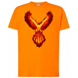 T-shirt Premium - Phénix Enflammé
