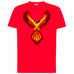 T-shirt Premium - Phénix Enflammé