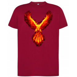 T-shirt Premium - Phénix Enflammé