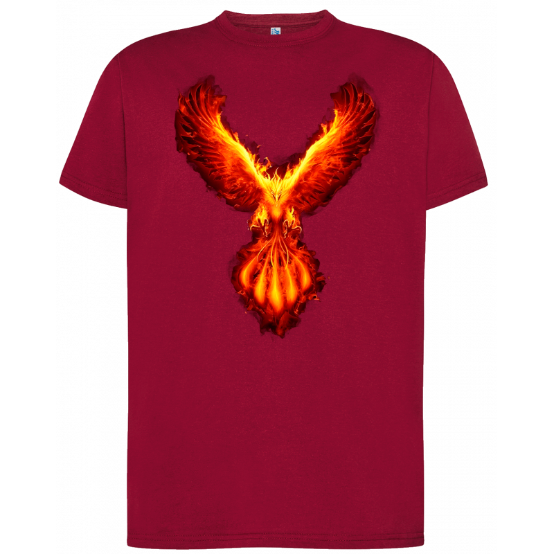 T-shirt Premium - Phénix Enflammé