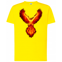 T-shirt Premium - Phénix Enflammé